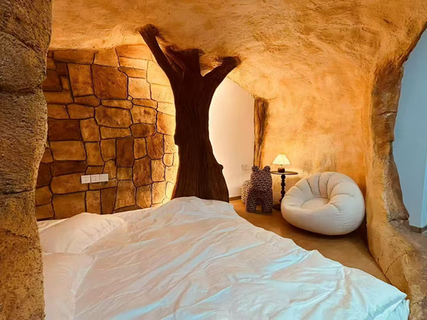 洞穴風民宿裝修